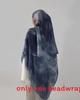 Ethnic Style Satin Polyester Shawl With Warmth Sun Shade For Women