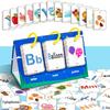 Non-Toxic Children'S Table Model Visual Word Education Card 78Pcs Early Education English Letter Cognitive Word Card Educational Toys