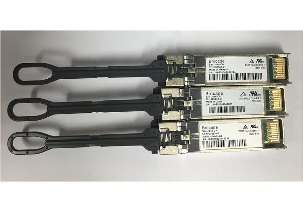 Brocade 32G SW 850nm Multimode SFP+ Optical Module (Part #57-1000333-01)