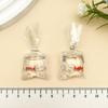 10 Goldfish Water Bag Earrings: Transparent Resin Pendant Jewelry DIY Kit