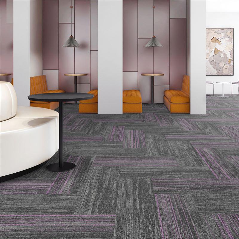 Thickened Commercial Office Carpet Tiles for Large Area Flooring