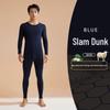 Conjunto de Ropa Interior Térmica para Hombre Juyitang Negro y Dorado - Cálido, Engrosado Otoño/Invierno Camiseta y Pantalones