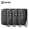KEYYOU 2/3/4 Buttons Smart Key Car Remote Key Shell For LEXUS ES350 IS/ES/GS/NX/RX/GX GS300 GS350 IS250 ES250 NX200