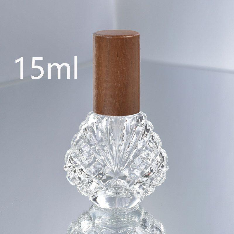 New Travel Portable Sample Wooden Lid Perfume Sub-Bottles