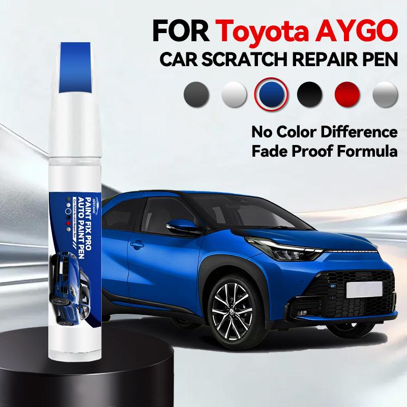 Fahrzeug zur exklusiven Nutzung Für Toyota AYGO Lackreparaturstift Ausbesserungsstift Kratzerentferner DIY Autozubehör Schwarz Weiß Silber Blau
