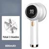 New Wireless Lint Remover Rechargeable 6-Leaf Blades 3-Speed LED Display Clothes Furniture Sweater Portable Electric Lint Shave