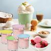 4Piece Sets Creative Ice Cream PC Cup Creami Ice Cream Storage Containers With Lids and Scoop Apply To Ninja Creami NC500 NC501