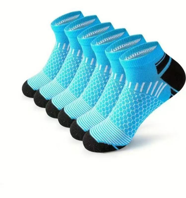 

Zhu Men s Sports Socks: Breathable, Sweat-Absorbent Running and Basketball Socks for Spring/Summer синий