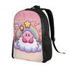 K-Kirbys Laptop Backpack Men Women Fashion Bookbag for School College Students Cartoon Bags
