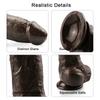 Enormous Female G-spot Masturbator Dildo Realistic Fake Sucker Phallus Simulated for Lesbian  Anal  Sex Toys  Dildos