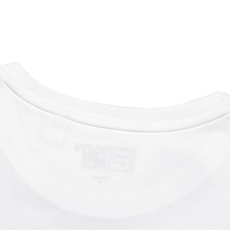 Fila White Soft Master Fashion Versatile Casual Comfortable Simple Round Neck Pullover Short Sleeve T-Shirt Women T-Shirts F11W513103F-WT