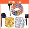 Solar Copper Powered Wire Lamp 50 100 Led 5m10m Copper Wire Light Xmas String