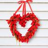 Valentines Day Wreath Pendant Tulips Love Garlands Decoration Proposal Scene Layout Props Valentines Day Garlands Party