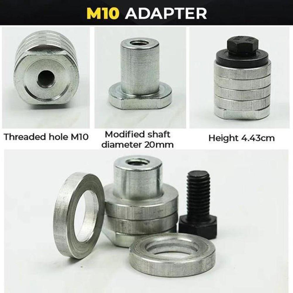 M14 M10 adaptor polizor unghiular adaptor mașină de canelat kit de conversie flanșă metal piulițe de blocare canelare tip 125 150