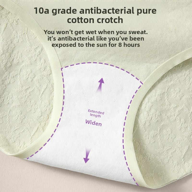 Female Spring and Autumn Sexy Lace Breathable Antibacterial Crotch Low Waist Underwear