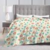 Togepi Pattern Blanket Soft Warm Flannel Throw Blanket Cover for Bed Living room Picnic Travel Home Sofa