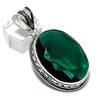 Natural Chrome Diopside Gemstone Handmade 925 Sterling Silver Pendant 2.13" o8y59