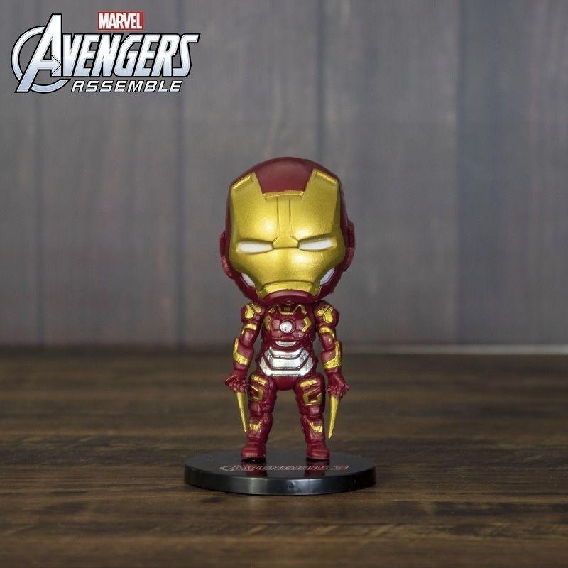 Scatola a Sorpresa Action Figures Marvel Avengers, Batman Iron Man Spider-Man Captain America Giocattoli, Ornamenti Modello da Collezione per Bambini e Fan