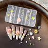 3D Silikon Blume Nagelform Wiederverwendbare Blütenblatt Schablone DIY Nagelkunst Dekorationen Maniküre Werkzeug