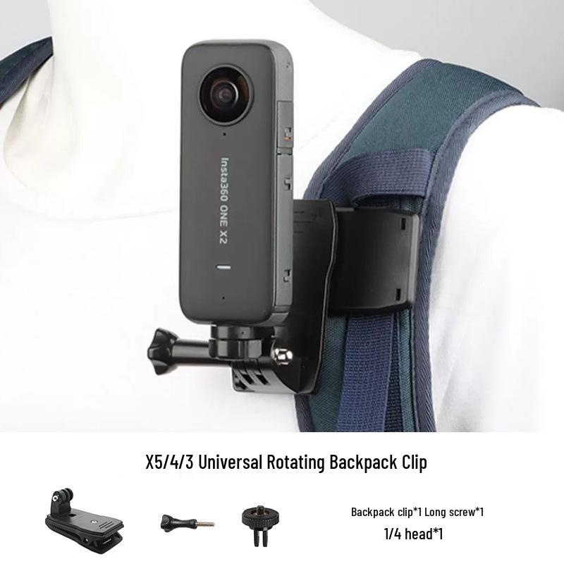 

Набір аксесуарів для камери Insta360 X5/X4/X3/X2: Ремінці для рюкзака, грудей, підборіддя, голови