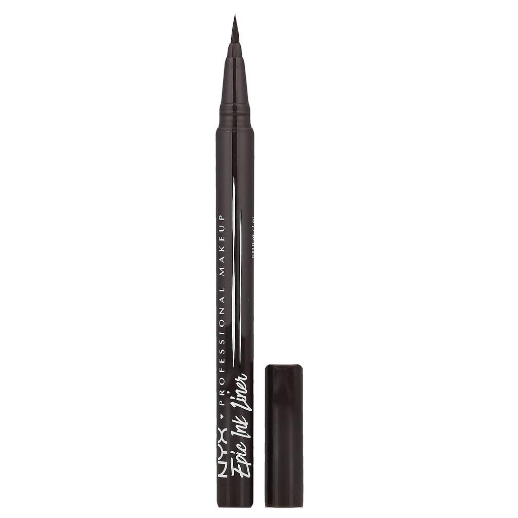 NYX PROFESSIONAL MAKEUP Waterproof Epic Ink Liner, 03 Dark Chocolate, 1 Ml (0.03 Fl Oz)