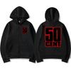Rapper 50 Cent The Massacre Grafiche Classiche Album Felpa con Zip Unisex hip hop punk streetwear Felpa Uomo donna Cappotto in Pile
