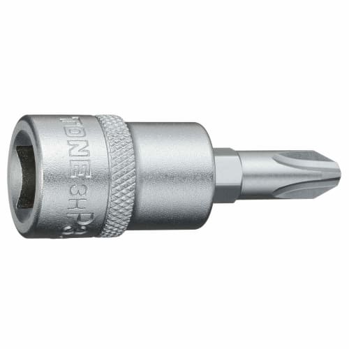 TONE Driver Bit Socket 3H-P3 Drive 9.5mm (3/8") (+)No.3