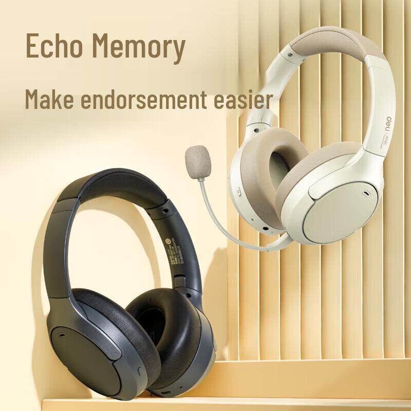 Deli LT777 Active Noise Cancelling Wireless Over-Ear Headset