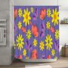 Colorful Butterfly Flower Shower Curtain Decorative Home Bathroom Accessories Set Waterproof Fabric Decoration (within 128 chara