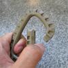 1pcs D Buckle Carabiner Climb Clasp Clip Hook Backpack Molle System Military Survival Outdoor Tools Camping Climbing Accessories