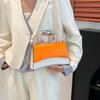 New Handbag Fashionable Contrasting Color Beautiful Shoulder Bag Messenger Bag High-end Temperament Handbag Woman
