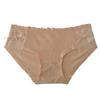 Sweet Lace Antibacterial Women's Elegant Cotton Mid-Waist Bow Briefs