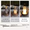 Flameless Illuminant for Home Decor, Gesture Control Dimmable LED illuminant Light, Realistic Flame Flickering Tabletop for M4YD