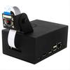 AS62 For NVIDIA Jetson Nano 2GB Metal Case Mini PC Chassis with Camera Holder Holes 160° Camera