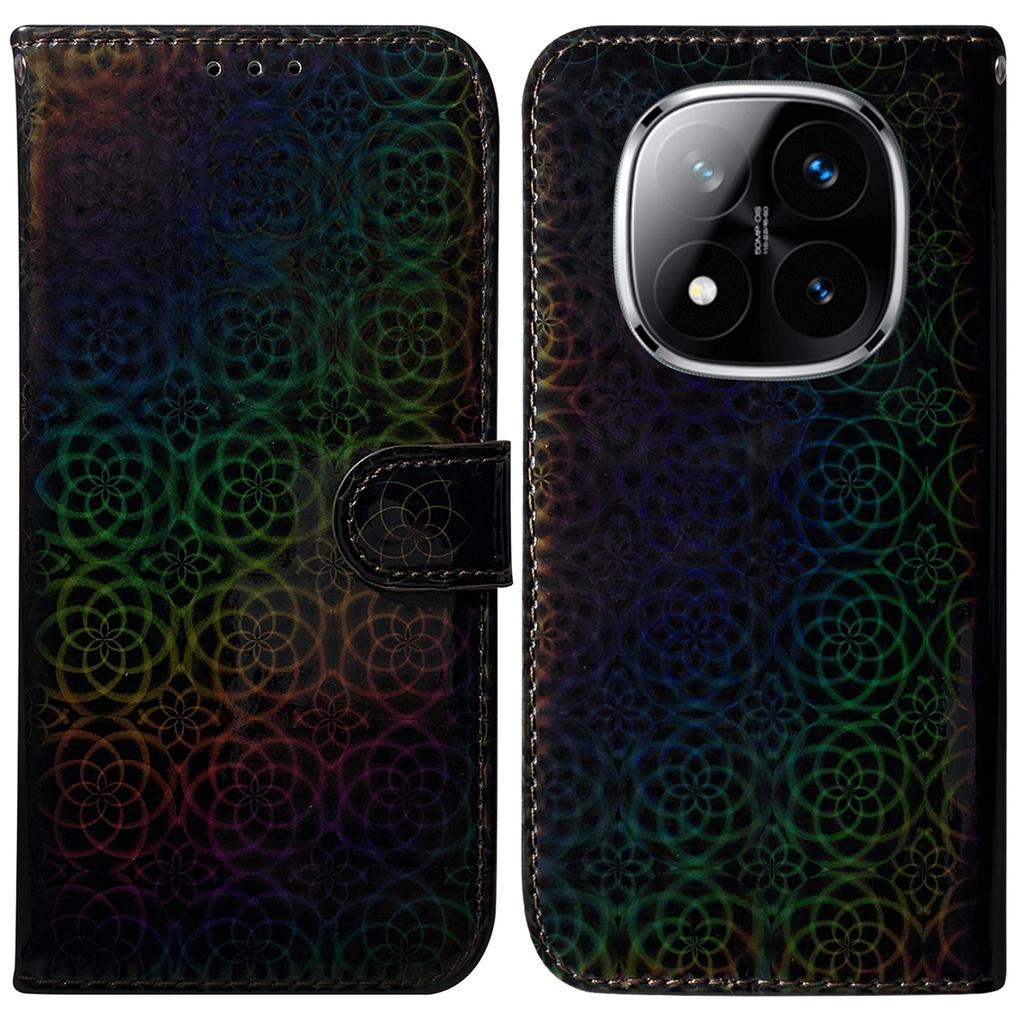 For Xiaomi Redmi Note 14 Pro 5G/Poco X7 5G Stand Case Dazzling Flower Leather Phone Cover