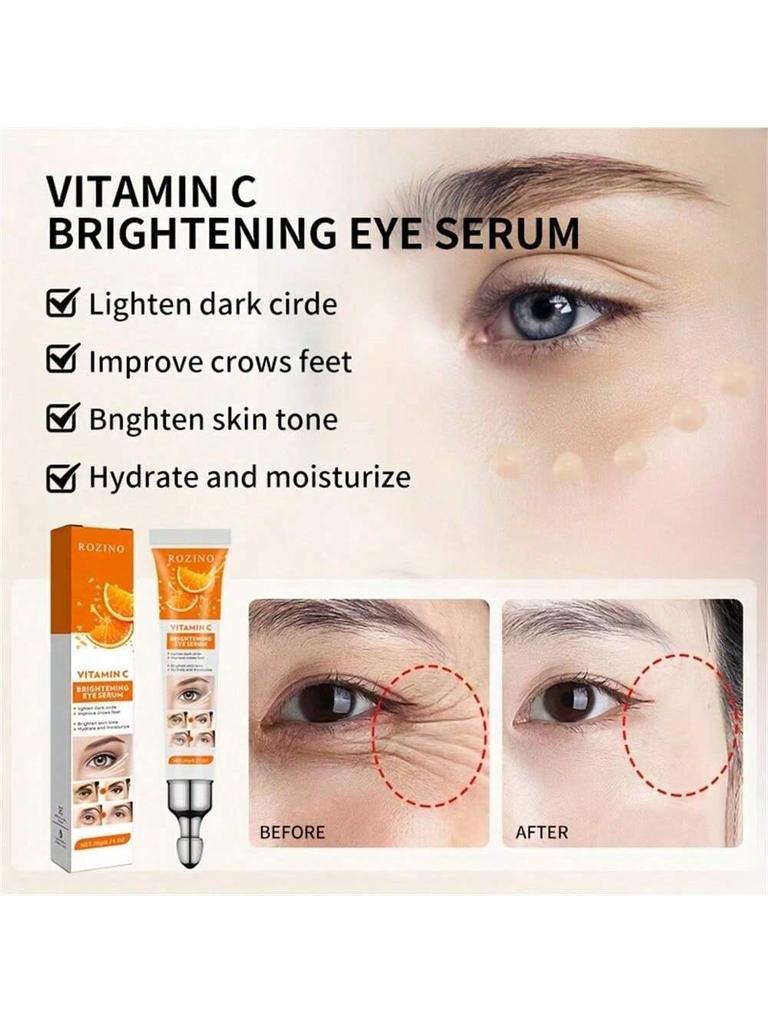 0.71oz Vitamin C Eye Cream, Improve Skin Elasticity, Firm And Tighten Skin, Make Skin Around Eyes So