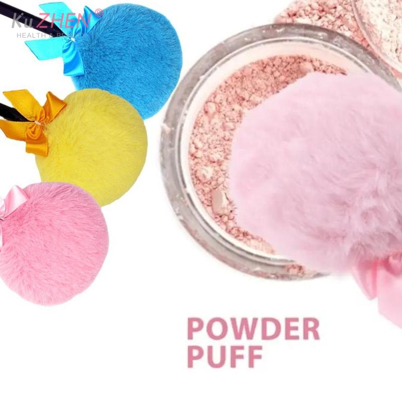 1PC Lollipop Body Powder Applicator Plush Powder Puff With Handle Body Powder Puff Soft Makeup Tool For Face And Body Easy ToUse