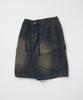 1993STUDIO Double Knee Carpenter Washed Denim Bermuda Pants_Blue