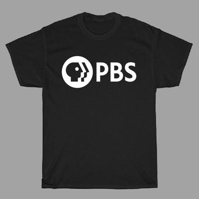 PBS Public Broadcasting Service Men#039;s Black Size S To 5XL Unisex T-Shirt
