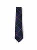 [BEAMS F] Silk Checkered Necktie for Men, NAVY FREE
