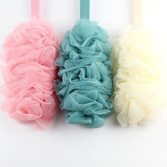 Yousheng EQWLJWE Back Scrubber for Shower Loofah Sponge Shower Brush Using Body Exfoliating with Long Handle, Loofah On a Stick for Men Women, Bathing