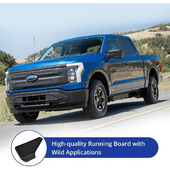 FL3Z16A455BA Trittbrett-Endkappe Hinten Links und Rechts Passend für Ford F-Serie 150 2015-2020, Super Duty 2017 Ford F-250, F-450, F-550 Ersetzt