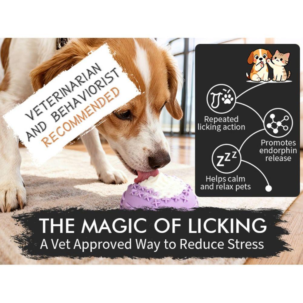 Boredom Buster Dog Puzzle Toy Treat Dispensing Lick Mat NEW Slow Feeder Bowl Pet Supplies