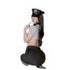 Sexy lingerie sexy new flight attendant policewoman cosplay navy uniform seduction waist hip skirt suit women