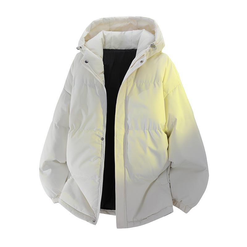Men s Thickened Hooded Cotton Puffer Jacket - Plus Size, Versatile Casual Outerwear 2XL