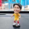 Stephen Chow Shaolin Soccer Boneco de Balançar Enfeite de Carro Presente para Meninos