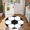 Football Round Floor Mat Perfect for Decorate room Outdoor Foyer Balcony Antislip Round Carpet Decorate Offices