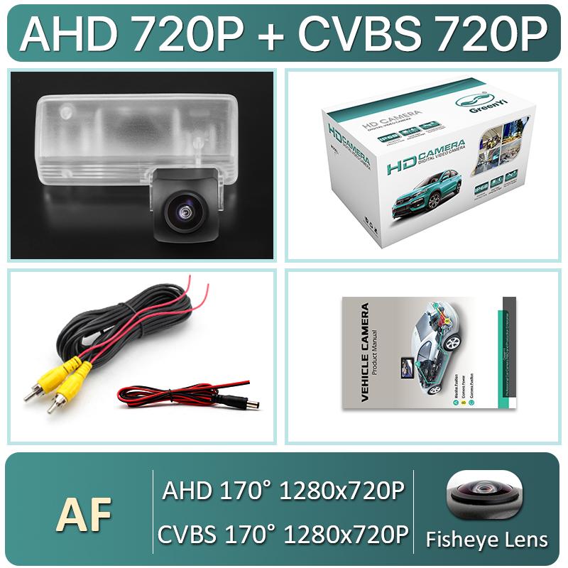 GreenYi 1080P HD 170° Car Rear View Camera For Nissan Tiida Sedan Versa Teana J32 Bluebird Sylphy Night Vision Reverse 4 Pin AHD