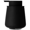 Matte Black Foaming Hand Soap Dispenser Plastic 300ML Modern Minimalist Style for Bathroom & Kitchen Countertop Refillable