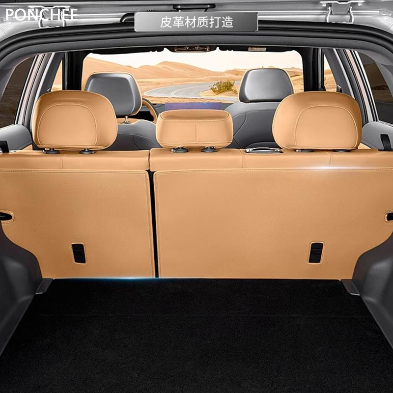 For Geely Galaxy Starship 7 EM-i 2025 Leather Protective Pads for The Backrests of The Trunk Seats Automobile Supplies